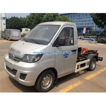 MIni carriage can unload type garbage truck